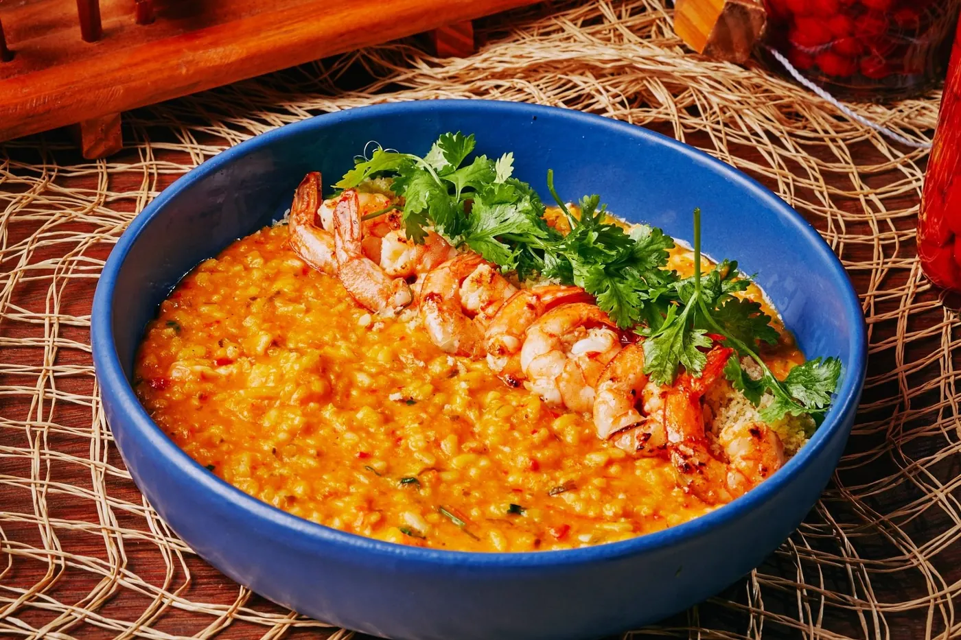 Risoto de camarão do restaurante Santa Vista